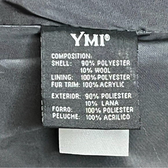 YMI Wool Blend Coat - Picture 5 of 6